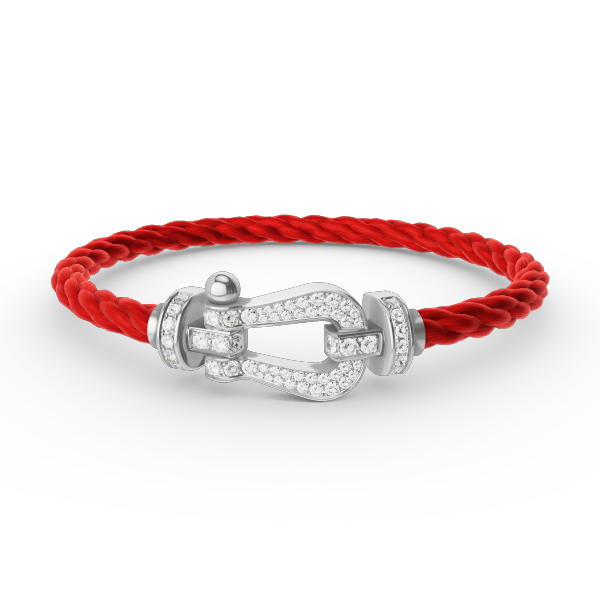 ¡®Twinkle jewelry¡¯FORCE LARGE HORSESHOE FULL DIAMOND BRACELET SILVER