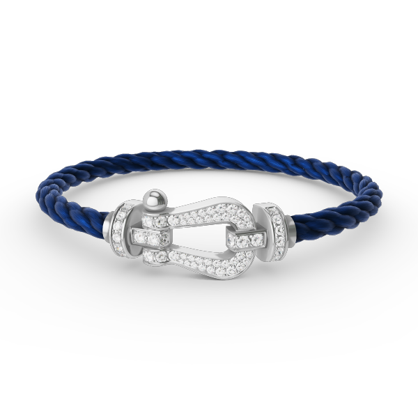 ¡®Twinkle jewelry¡¯FORCE LARGE HORSESHOE FULL DIAMOND BRACELET SILVER