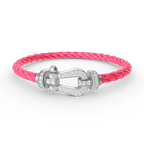 ¡®Twinkle jewelry¡¯FORCE LARGE HORSESHOE FULL DIAMOND BRACELET SILVER