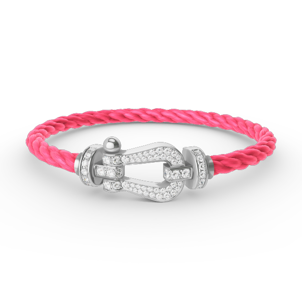 ¡®Twinkle jewelry¡¯FORCE LARGE HORSESHOE FULL DIAMOND BRACELET SILVER