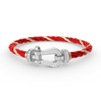 ¡®Twinkle jewelry¡¯FORCE LARGE HORSESHOE FULL DIAMOND BRACELET SILVER