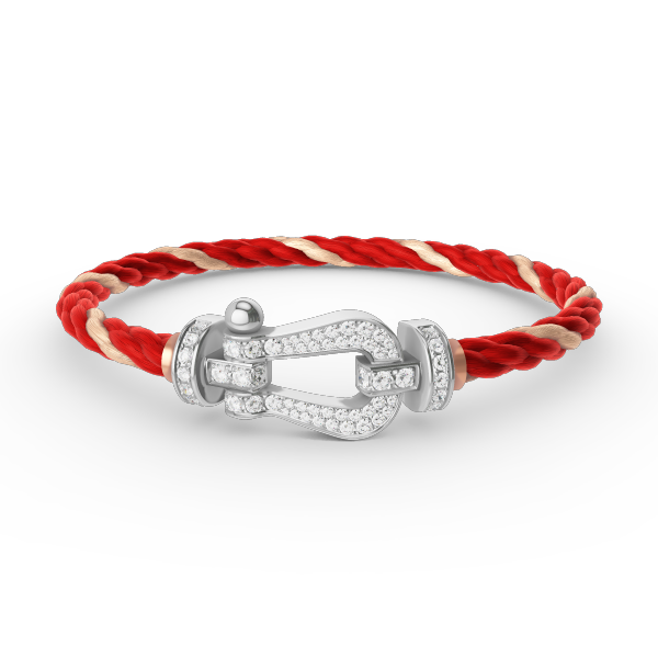 ¡®Twinkle jewelry¡¯FORCE LARGE HORSESHOE FULL DIAMOND BRACELET SILVER