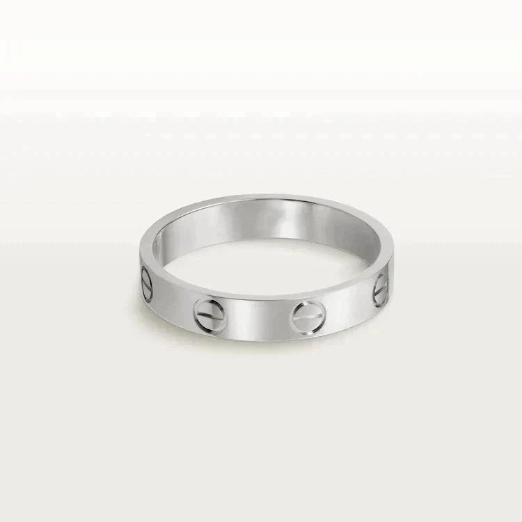 ¡®Twinkle jewelry¡¯LOVE RING 4MM 1 DIAMOND SILVER