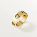 ¡®Twinkle jewelry¡¯LOVE RING 5.5MM 3 DIAMONDS PINK GOLD