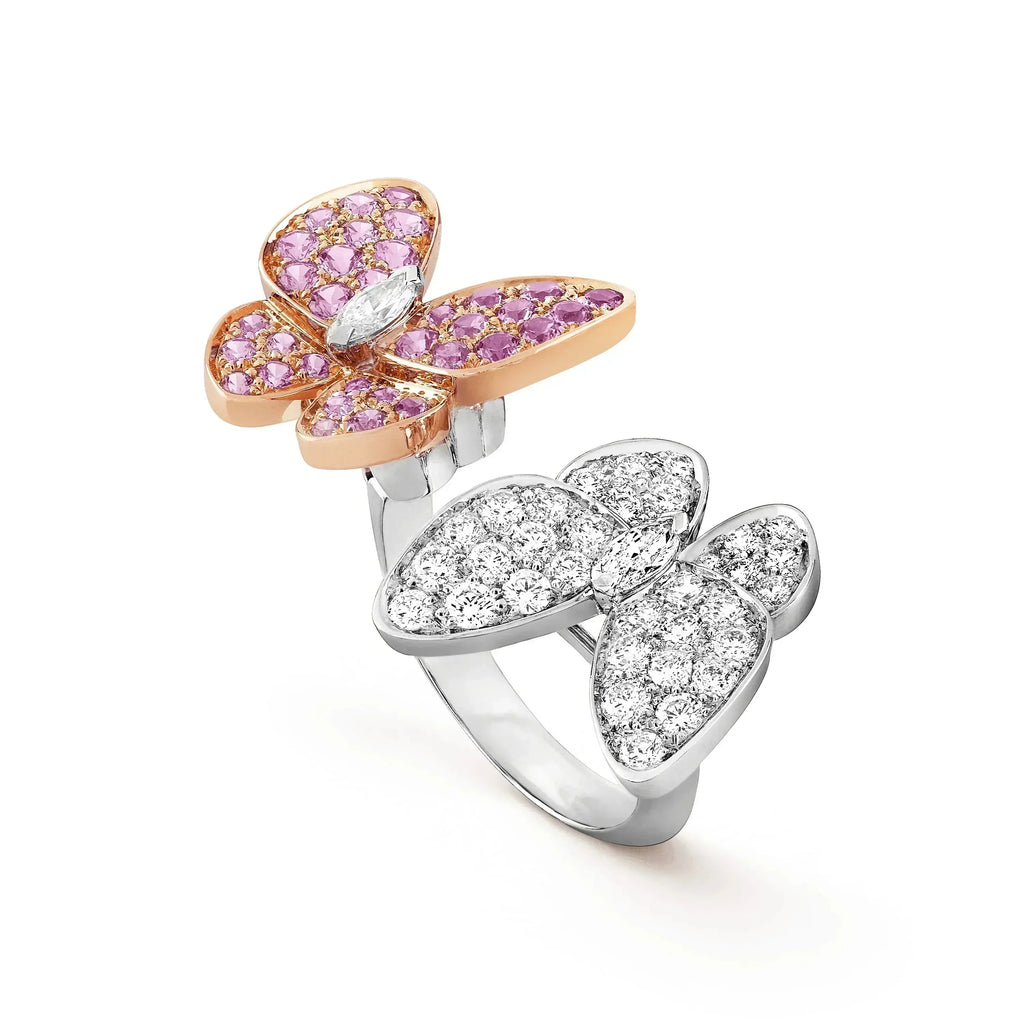 ¡®Twinkle jewelry¡¯TWIN BUTTERFLY DIAMOND RING