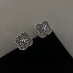 ¡®Twinkle jewelry¡¯CLOVER MINI DIAMOND STUD EARRINGS
