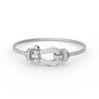 ¡®Twinkle jewelry¡¯FORCE  LARGE HORSESHOE FULL DIAMOND TENNIS BRACELET