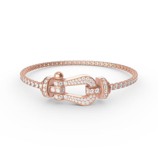 ¡®Twinkle jewelry¡¯FORCE  LARGE HORSESHOE FULL DIAMOND TENNIS BRACELET